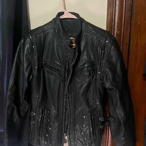 Harley-Davidson Vintage Black Leather Jacket